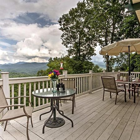 Secluded Mountain Home With Stunning Views And Deck! Bryson City Esterno foto